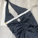 We Are HAH  (NWOT) Scrunch Halter Strappy One Piece Swim Suit Black (small) sexy Photo 3