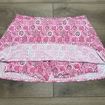 IBKUL 15” Terra Print Swing Golf Skirt Skort Pink Size Large Photo 2