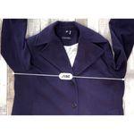 Calvin Klein Wide Lapel Purple Winter Pea Coat 2X Outerwear Super Soft Colorful Photo 6