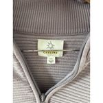 Aerie OFFLINE‎ Ribbed Pullover Quarter Zip Sweater Medium Purple Photo 2