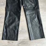 Princess Polly  Vegan Leather Macey Straight Leg Pants Photo 4
