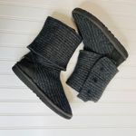 UGG  Australia Sweater Tall Boots Classic Cardy Sz 7 Gray Marled Photo 6