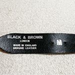 Black & Brown London Leather Studded Rhinestone Eagle Bird Belt Buckle Festival Photo 7