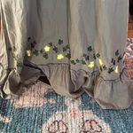 Romwe  Earthy Brown Cotton Dress BEE embroidery Size Large Photo 2