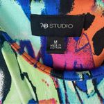 AB Studio Abstract Watercolor Shift Tank Midi Dress Women’s Size Medium Photo 1