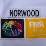 Rare Pilipinas Philippines Fiba Basketball Gabe Norwood 10 White Jersey Size XL Photo 3