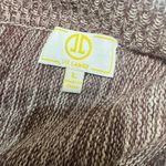 Liz Lange  Womens Beige Brown Cardigan Sweater sz L shrug shawl collar wrap Photo 7