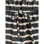 Old Navy Wide Leg Boucle’ Jersey Black/White Striped Jumpsuit Size S Photo 6