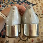 Anne Klein  Norwood Dress Pumps Metallic Silver 8 Photo 2