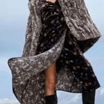 Johnny Was NWT Black Stardust Kimono Velvet Wrap Midi Dress XXS Photo 0