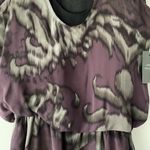 Robert Rodriguez Scoop Neck Silk Shift Dress Multi Color Graphic Print Lace Trim Photo 7