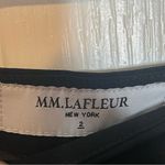 MM.LaFleur New York Sz 2 Black Pants Business Classic Flat Front Straight Leg Photo 6