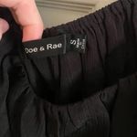 Doe & Rae  Boutique Black Tie Crop top Size Small Photo 5