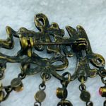 Mother Brass Bronze Color Pin Brooch Dangles Boy Girl Shoes Heart Charm Photo 8