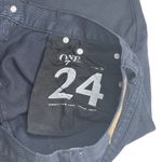 One Teaspoon new š¤ Awesome Baggies Shredded Crop Denim Jean š¤ Fox Black š¤ 24 Photo 13