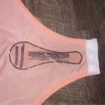 Pretty Little Thing Peach Slinky Cut Out Long Sleeve Thong Bodysuit NWT Photo 3
