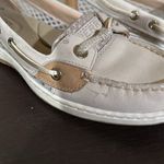 Sperry  Top Sider size 7 Womens Beige White Leather Boat Shoes Photo 5