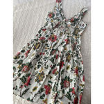 Maison Tara Sundress Sleeveless Floral Summer Dress Sz 10 Mid Length Midi Casual Photo 3