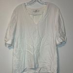 Tibi  viscose twill V Neck top Sz 8 Classic Minimalist Quite Luxury Photo 0