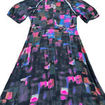 Plenty By Tracy Reese Midi Dress Watercolor Geometric Print Size Small Petite Photo 8