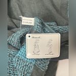 Kirkland Scarf Acrylic Womens Size 80in Gray Blue Knitted‎ Lightweight New Photo 4