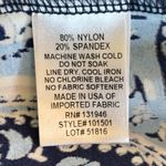 Jude Connally Size M Blue Floral Paisley Flutter Sleeve Dress Made in USA Size M Photo 3