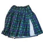 Pretty Little Thing Plaid Skirt Side Slit Schoolgirl Alternative Grunge Punk Photo 0