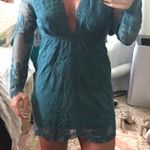 Entourage Turquoise Lace Dress Photo 0