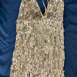 Forever 21 Gold Sequin Mini Dress Photo 2