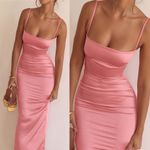 House Of CB HOUSE OF‎ CB 'Costanza' Bright Peach Maxi Dress NWOT size M Photo 1