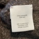 White + Warren Women's Sweater Small Brown Cashmere Silk Blend Long Sleeve Crop‎ Photo 4