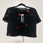 Princess Polly NWT Motel Scatter Rose Vaco Blouse Scattered Rose XS Photo 2