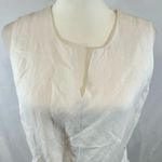 Emma James white linen tie buckle dress size 6 Photo 2