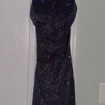 Dear Moon Purple Sparkly Illusion Dress Photo 0