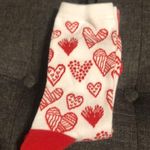 Legale Keep Your Socks On Red/White Socks 2 Pairs NWT One Size Red Photo 2