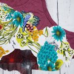 Valija Gitana Cropped Tank Top Standard Size Sleeveless Embroidered Floral Photo 2