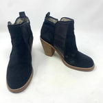 Matt Bernson Black Suede Leather Holt Ankle Bootie Size 6 Photo 3