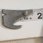 JJ Jonette Vintage Coyote Southwestern Pewter Earrings Silver Photo 7