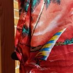 Winnie Fashion hawaii Hawaiian MuuMuu Hawaiian Dress Floral dress Red Size M Photo 6