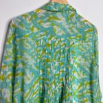 Diane Von Furstenberg ‎ Silk Cotton Swimsuit Cover Up Tunic Semi Sheer Size Large Photo 7
