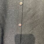 Eileen Fisher  Italian Made Waffle Knit Button Front Silk & Viscose Blend Top Photo 9