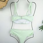 Lost + Wander  Mint Green Two Piece Bikini Set Swimsuit Swimwear Size S Photo 3