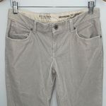 Sonoma Women's Boyfriend Corduroy Pants Mid Rise Stretch Size 2 Stone Color Photo 1