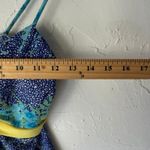 Y2K Yoyo5 Blue Floral Spaghetti Strap Tank Top Size M Funky Retro‎ Going Out Top Size M Photo 6