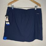 Eddie Bauer NEW Tulip Hem Skort Navy Blue Athleisure Vacation Travel Large Skirt Photo 5