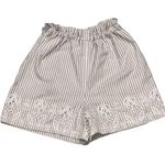 Johnny Was Women’s Ciana Embroidered High Waist Stripe Paper Bag Short size XS Photo 4