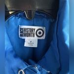 Target Black History Month Blue Cropped Trench Jacket Women’s 💙Size S💙 (NWOT) Photo 1