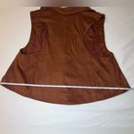 fab'rik  Brown Suede Vest Photo 8
