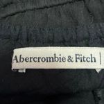 Abercrombie & Fitch Black Mesh Long Sleeve Ruffle Tiered Flounce Mini Dress Sz S Photo 4