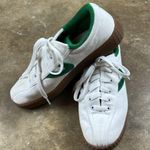 Tretorn  White and Green Nylite Classic Sneakers with gum sole
Size: 8 Photo 2
